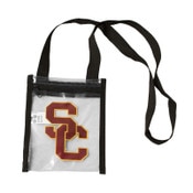 USC CLEAR CROSSBODY TOTE